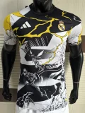 2025-26 Real Madrid White Black Joint Edition Player Version Training Shirts (漫威)