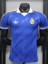 2025-26 Real Madrid Blue Casual Edition Player Version Training Shirts (黄边)