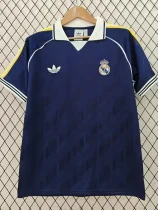 2025-26 Real Madrid  Royal blue Casual Edition Fans Training Shirts (有领)宝蓝