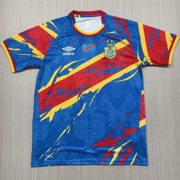 2026-27 DR Congo Blue Red Special Edition Fans Soccer Jersey