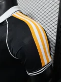 2025-26 Real Madrid Black Casual Edition Player Version Training Shirts (黄边)
