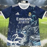 2025-26 Real Madrid  Dark Blue Special Edition Fans Training Shirts