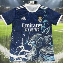 2025-26 Real Madrid  Dark Blue Special Edition Fans Training Shirts