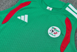 2026-27 Algeria Green Tank top and shorts suit