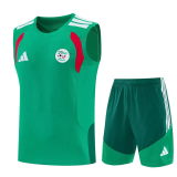 2026-27 Algeria Green Tank top and shorts suit