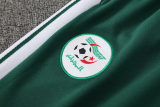 2026-27 Algeria Green Half Pull Tracksuit (半拉链)