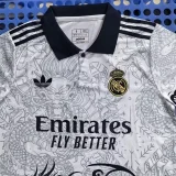 2025-26 Real Madrid  White Polo Short Sleeve