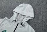 2026-27 Algeria Gray Hoodie Jacket Tracksuit