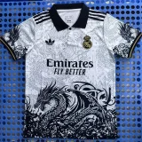 2025-26 Real Madrid  White Polo Short Sleeve