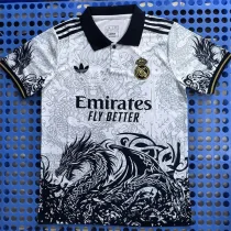 2025-26 Real Madrid  White Polo Short Sleeve