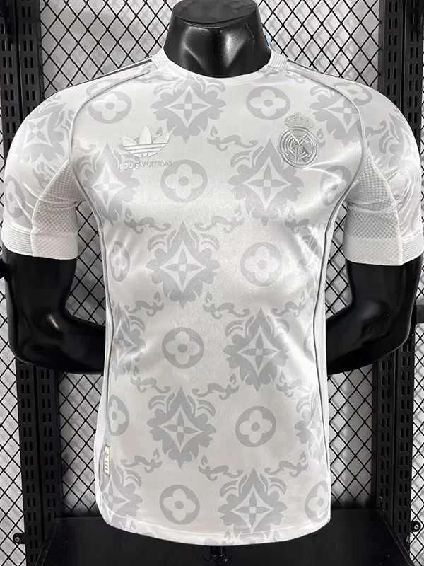 2025-26 Real Madrid Silver Grey Special Edition Player Version Training Shirts