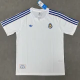 2025-26 Real Madrid  White Casual Edition Fans Training Shirts