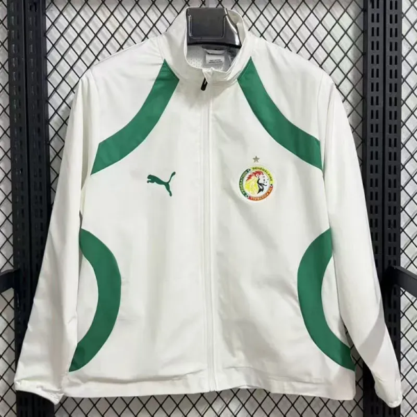 2025-26 Senegal White Windbreaker