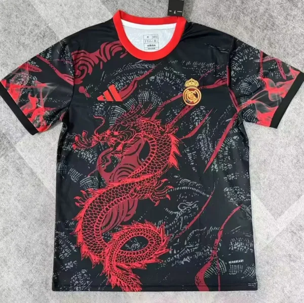 2025-26 Real Madrid Black Special Edition Fans Training Shirts