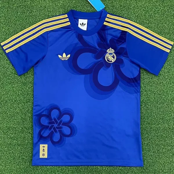2025-26 Real Madrid Blue Special Edition Training shirts