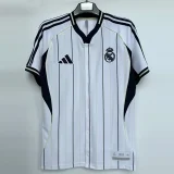 2025-26 Real Madrid White  Casual Edition Baseball Jersey