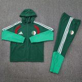 2026-27 Algeria Green Hoodie Jacket Tracksuit