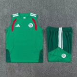 2026-27 Algeria Green Tank top and shorts suit