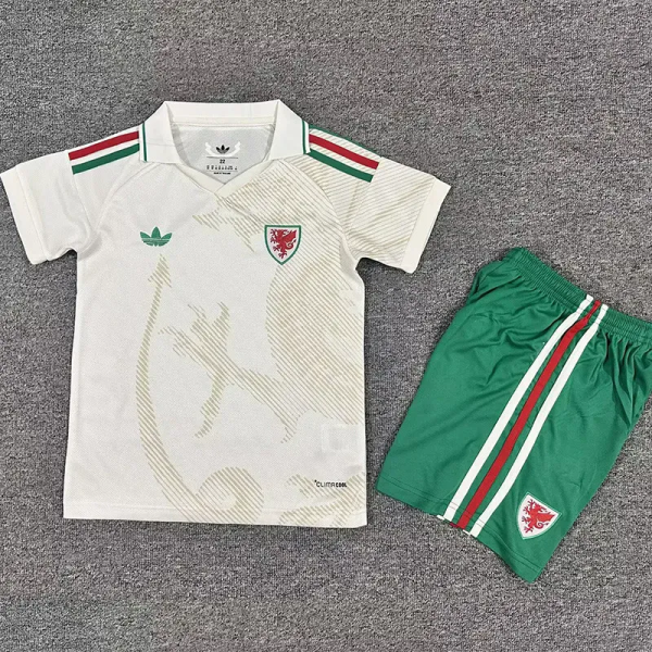 2026-27 Wales Away Kids Soccer Jersey