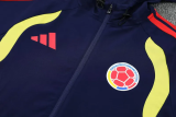 25-26 Colombia Royal blue Hoodie Jacket Tracksuit