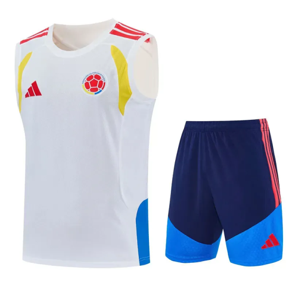 2026-27 Colombia White Tank top and shorts suit