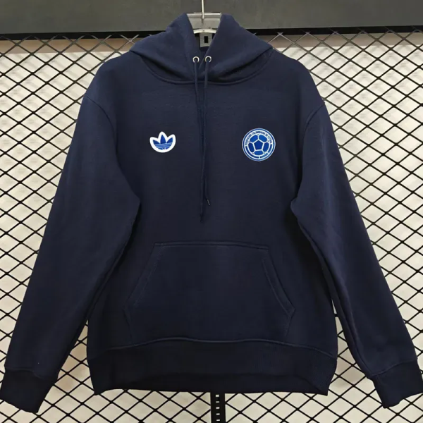 2026-27 Colombia Royal blue Hoody 宝蓝色(蓝标加绒)