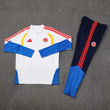 2026-27 Colombia White Half Pull Tracksuit (半拉链)