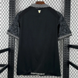 2025 Ecuador Black 100th Anniversary Goalkeeper Soccer Jersey (花图案)