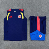 2026-27 Colombia Royal blue Tank top and shorts suit