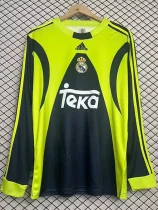2020-2021 Real Madrid Goalkeeper Long Sleeve Retro Soccer Jersey (长袖)