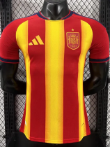 2026-27 Spain Red Yellow Special Edition Player Version Soccer Jersey