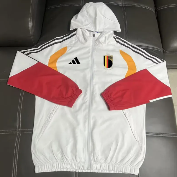 2026-27 Belgium White Windbreaker