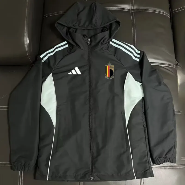 2026-27 Belgium Black Windbreaker