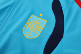 2026-27 Spain Lake blue Hoodie Jacket Tracksuit