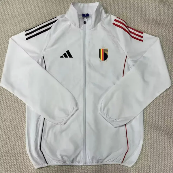 25-26 Belgium White Windbreaker