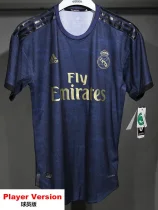 2019-2020 Real Madrid Away Player Version 球员 Retro Soccer Jersey