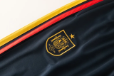 2026-27 Spain Royal blue Half Pull Tracksuit #01(半拉链)