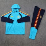 2026-27 Spain Lake blue Hoodie Jacket Tracksuit