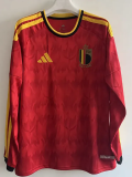 2026-27 Belgium Home Long Sleeve Soccer Jersey (长袖)