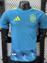2026-27 Spain Blue Goalkeeper Player Version Soccer Jersey