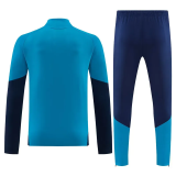 2026-27 Spain Lake blue Half Pull Tracksuit (半拉链)