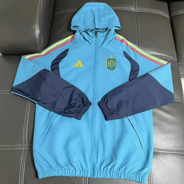 2026-27 Spain Blue Windbreaker