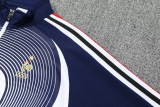 2025-26 France Royal blue Jacket Tracksuit #F18