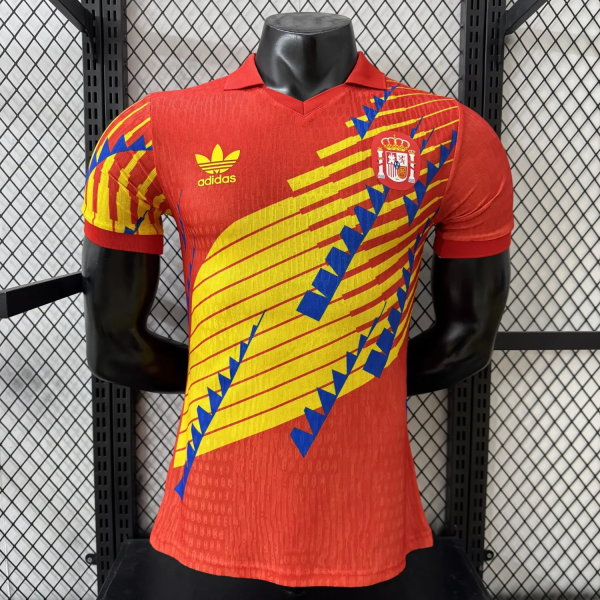 2026-27 Spain Red Blue Special Edition Player Version Soccer Jersey