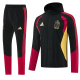 25-26 Belgium Black Hoodie Jacket Tracksuit
