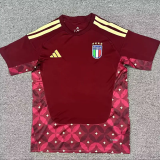 2026-27 Italy Brown Red Goalkeeper Fans Soccer Jersey