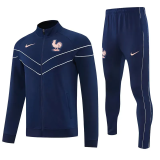 2026-27 France Royal blue Jacket Tracksuit