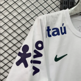 2025-26 Brazil White Training shirts (广告版)