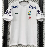 2025-26 Brazil White Training shirts (广告版)