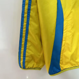 2025-26 Sweden Yellow & Royal blue Double Sided Windbreaker (双面风衣)